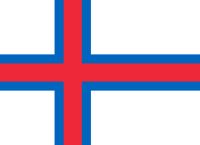 FLAG FAEROE ISLANDS 45 CM