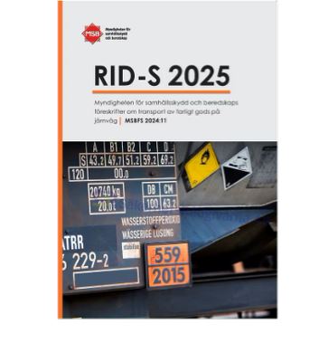 TRANSPORT AV FARLIGT GODS PÅ JÄRNVÄG,    RID-S