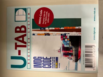 TUMGREPP FÖR IMDG-KODEN (U-TAB) 2024